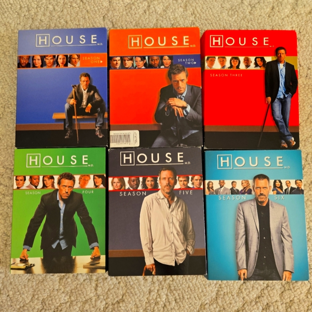 Season 1-6 Of HOUSE